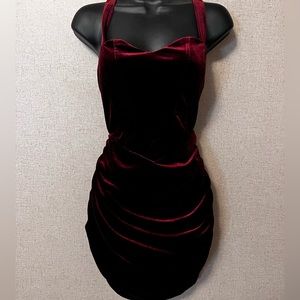 Cider Red Wine Mini Dress Medium
